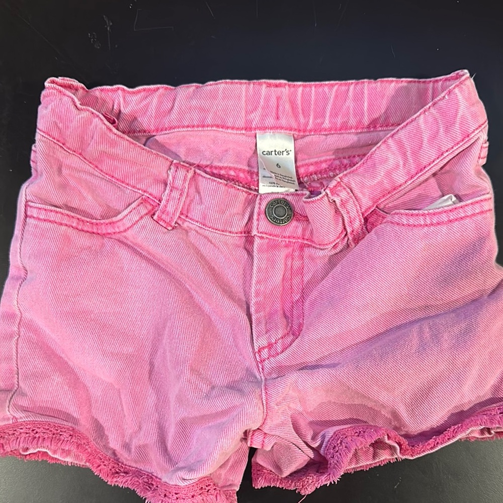 Carter's Pink Denim Shorts